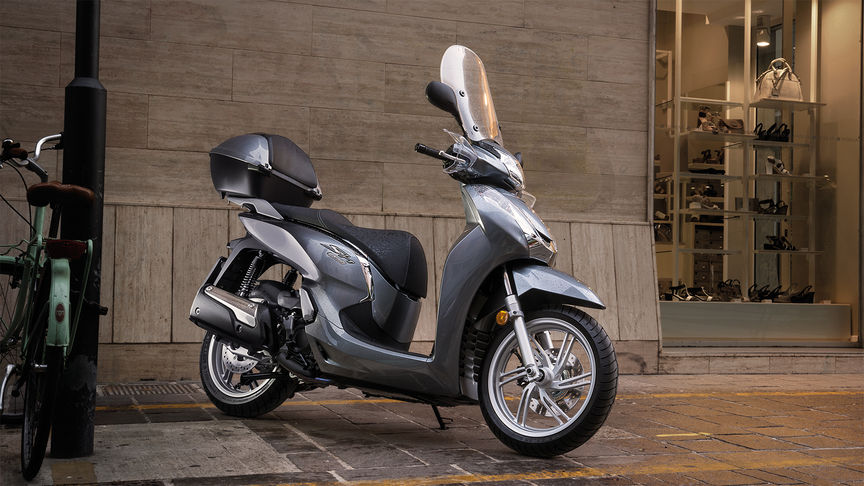 Descrição geral - SH300i - Scooter - Gama - Motos - Honda
