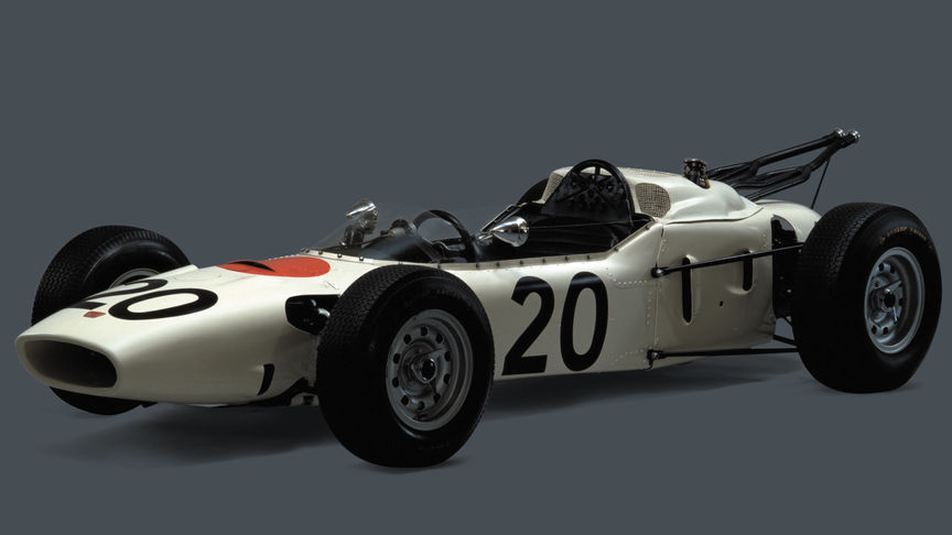 Carro de competição Honda em 1960.