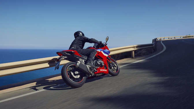 Honda Fireblade na pista