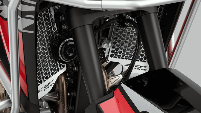 Protetores de radiador da Honda Africa Twin