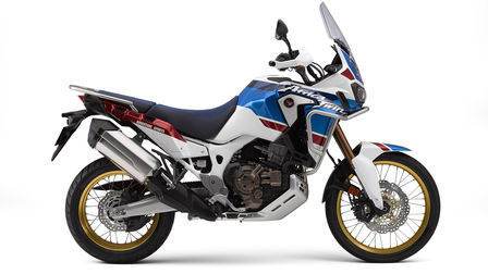 Vista lateral da Honda Africa Twin Adventure Sports