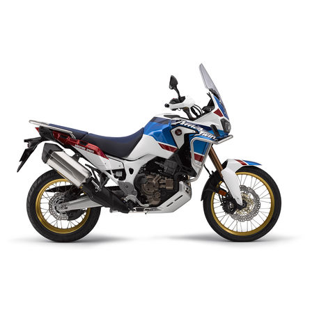 Vista lateral da CRF1000L Honda Africa Twin Adventure Sports.