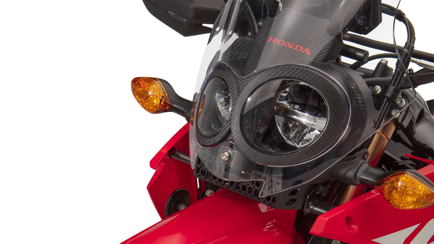 Honda CRF300 Rally Faróis LED assimétricos