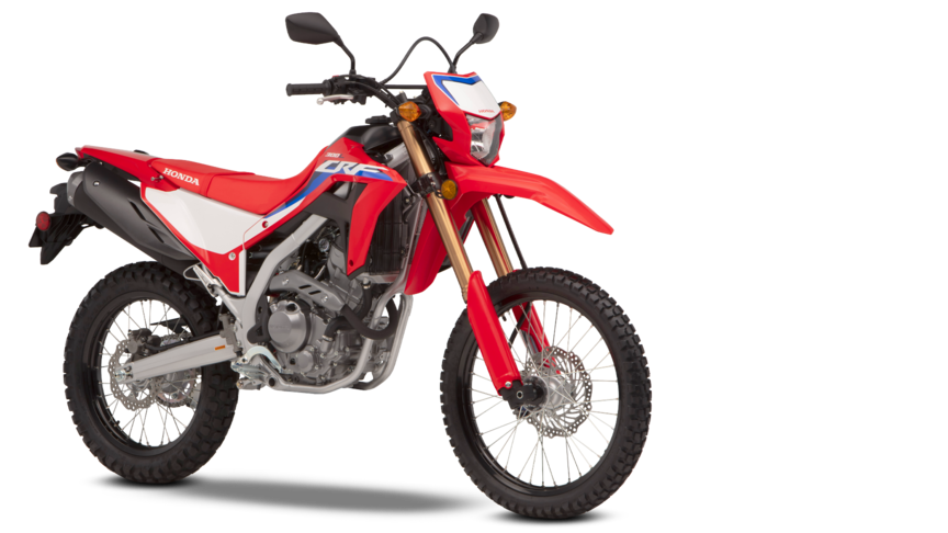 Honda CRF300L com acessórios.