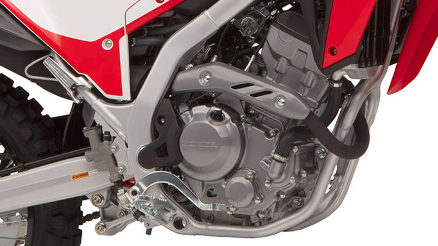 Honda CRF300L Motor monocilíndrico DOHC 4V mais potente e refrigerado a líquido