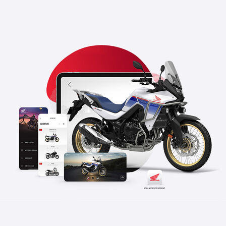Aplicação Honda Motorcycles Experience com XL750 Transalp