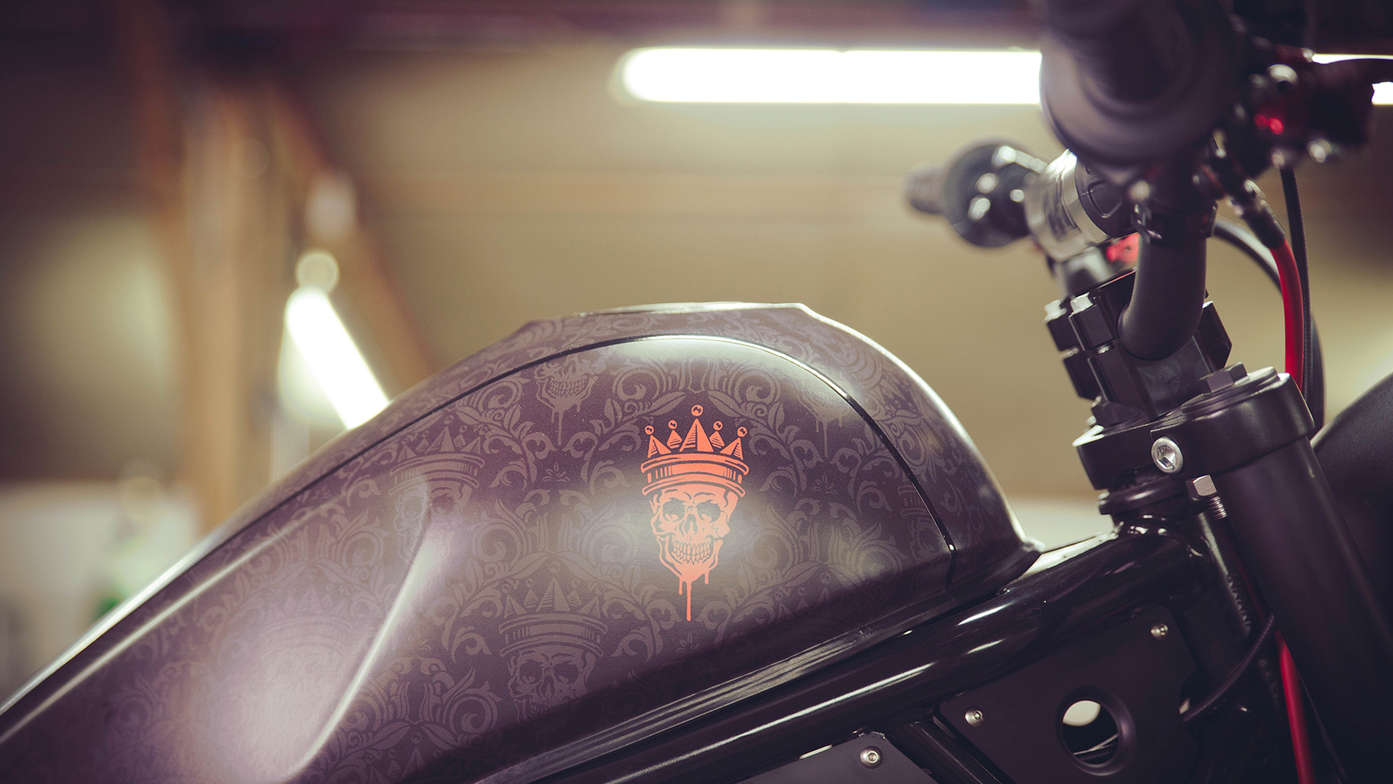 Depósito de combustível personalizado da Honda CMX500 Rebel.