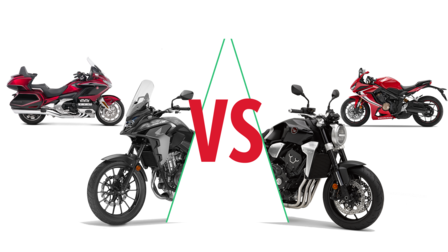Conjunto de motos Honda.