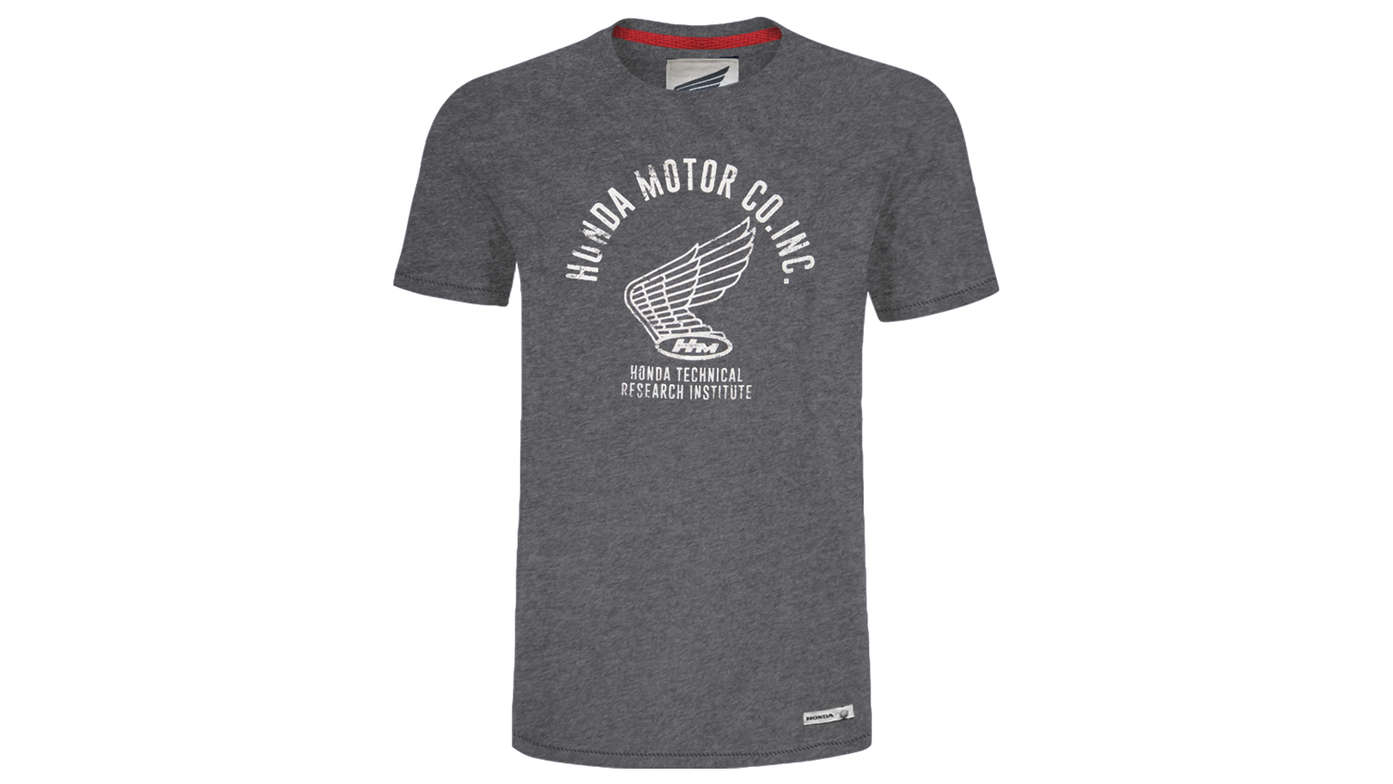 T-shirt Honda vintage cinzenta. 