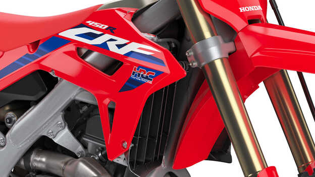 Honda CRF450R novos gráficos e logótipo HRC.