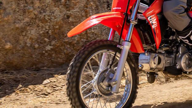 CRF110F Forquilhas dianteiras telescópicas convencionais