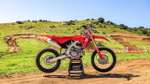 Quadro de alumínio Twin-Spar da Honda CRF250R
