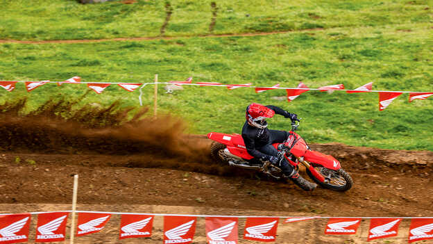 Controlo de binário selecionável da Honda de 3 níveis (HSTC) da CRF250R