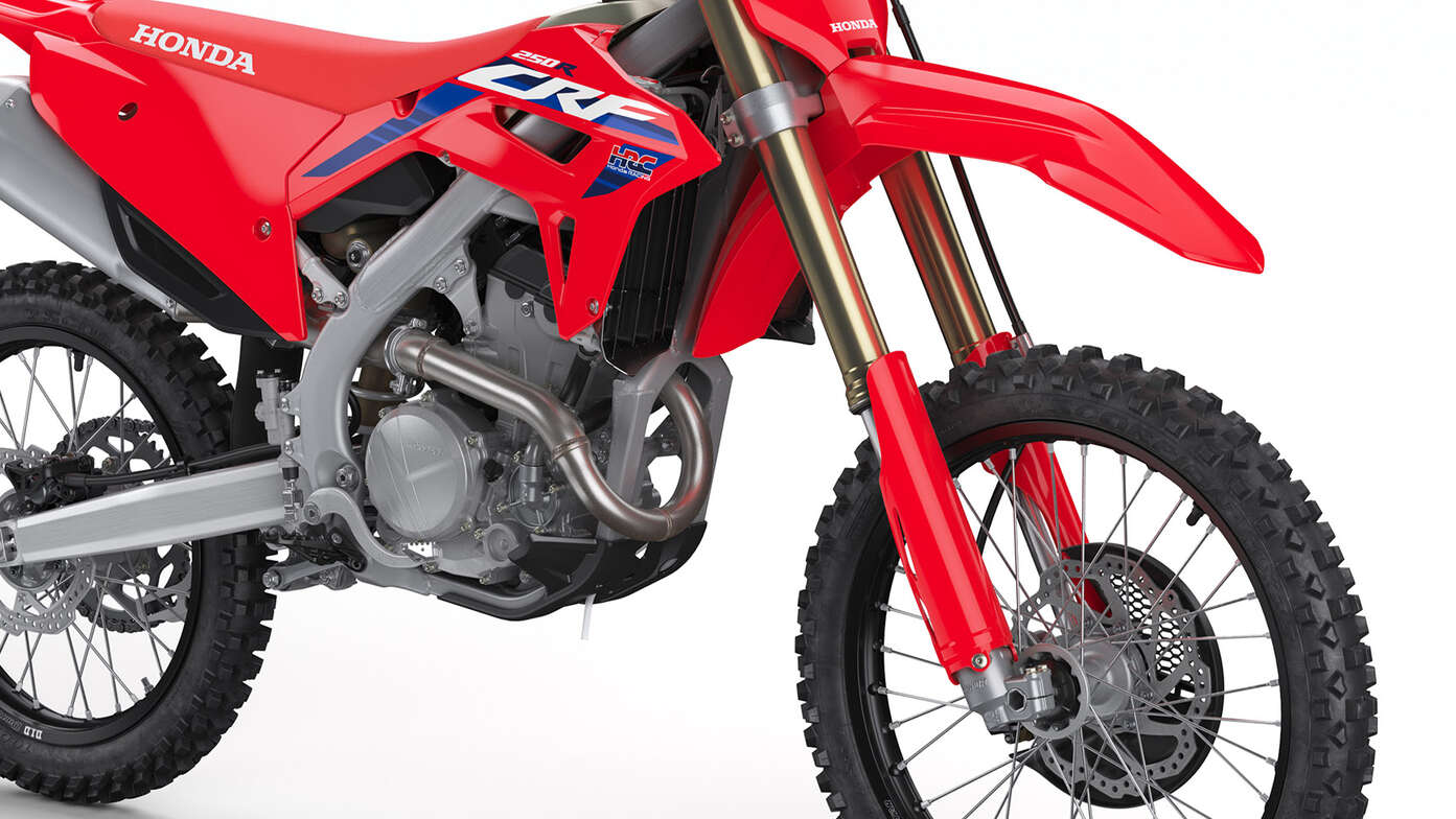 Honda - CRF250R - Nova suspensão Showa 