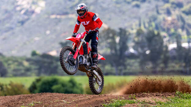 Amortecedor traseiro Showa e Pro-Link da CRF450R