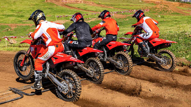 Controlo de arranque HRC de 3 níveis para a CRF450R