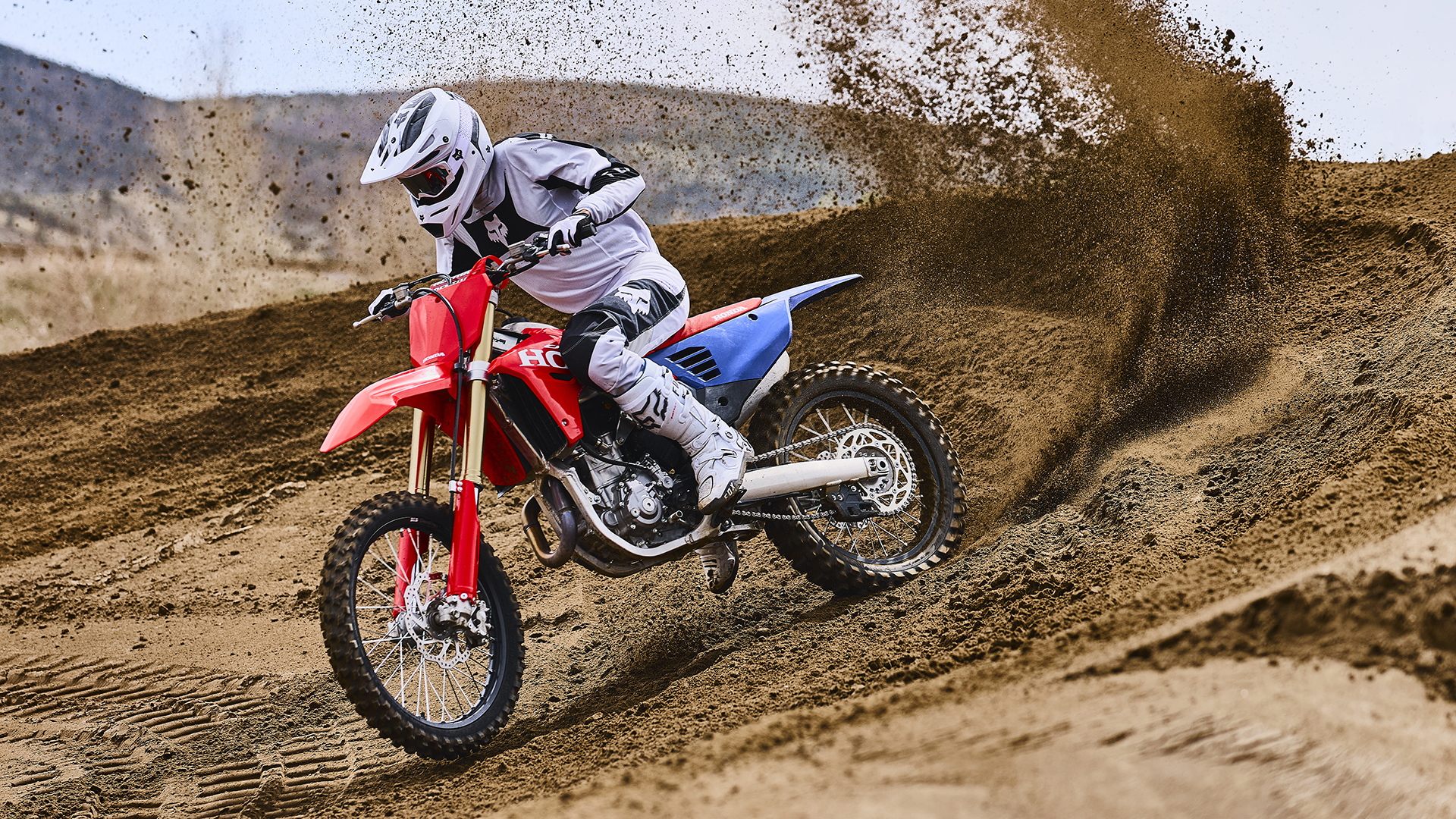 Controlo de binário selecionável da Honda com 3 níveis na CRF450R