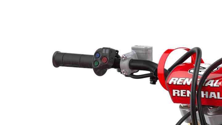 CRF450R, grande plano do Controlo de arranque HRC