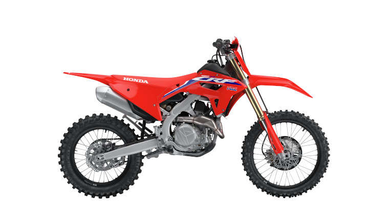 Honda CRF450RX lado direito imagem de estúdio