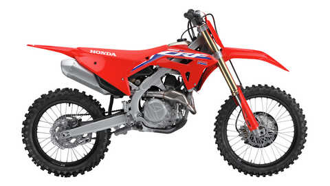 CRF450R, lado direito.
