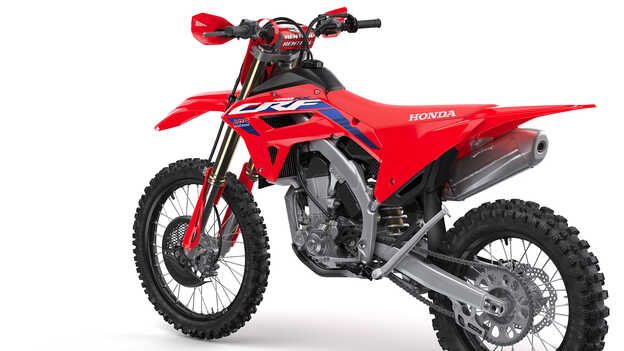 Honda CRF450RX Estrutura Twin Spar de Alumínio.