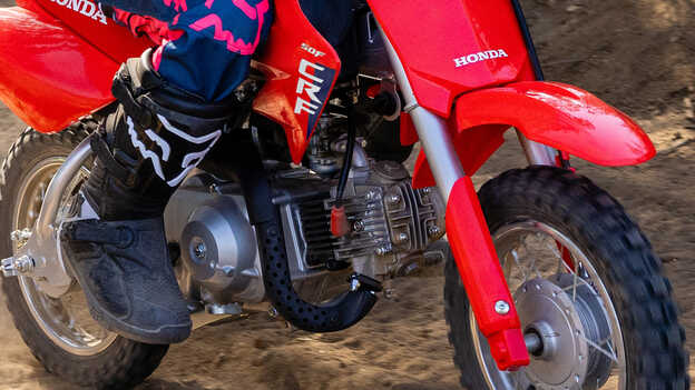 Segurança reforçada da Honda CRF50F