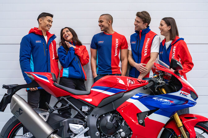 Honda Fireblade na pista
