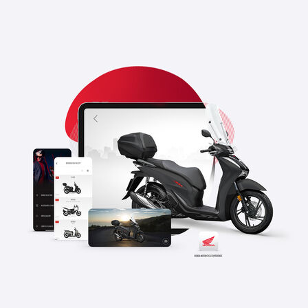 Vista da aplicação Honda SH125i.