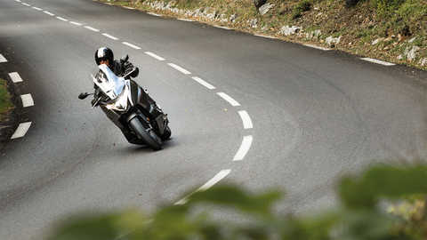 A Integra a ser conduzida numa curva