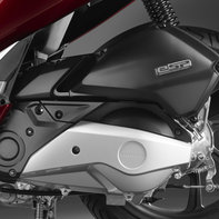 Grande plano das rotações da Honda PCX125.