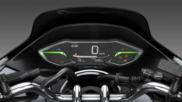 Honda PCX125 - Ecrã de instrumentos digital apelativo