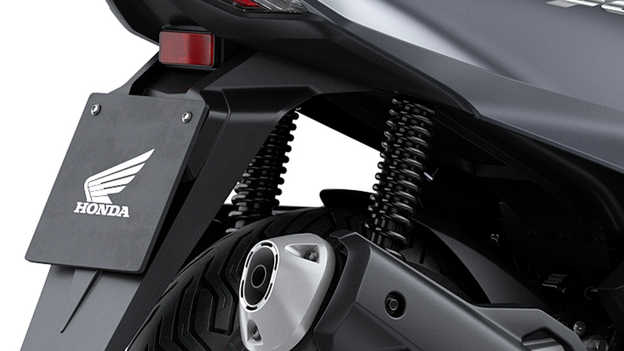 Honda PCX125 - Reformulação do design do quadro e da suspensão traseira