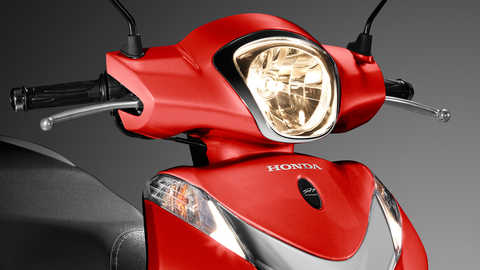 Grande plano do painel dos faróis.