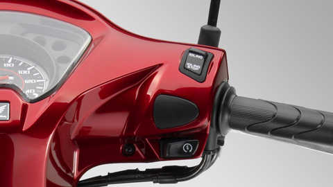 Vista do guiador e dos indicadores