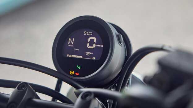 Ecrã LCD da Honda CL500.