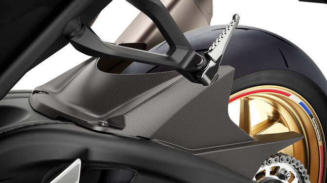 Honda CBR1000RR-R Fireblade SP com Cava da Roda Traseira em Carbono