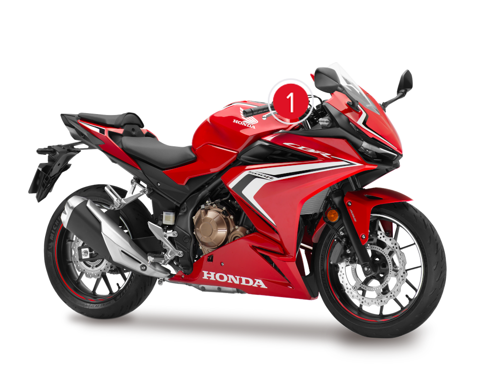Descrição geral – CBR500R – Super Sport – Gama – Motos – Honda