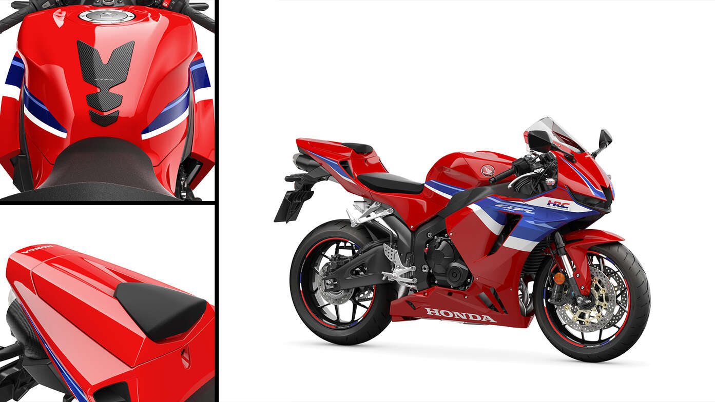 Imagens da CBR600RR com pack de competição. 