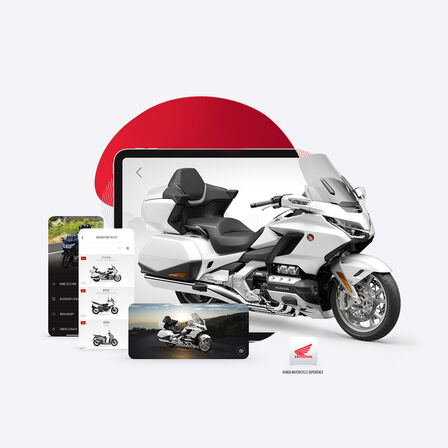 Vista da aplicação DA HONDA GL800 Gold Wing Tour