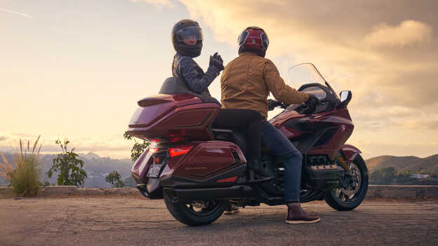 Honda GL1800 Gold Wing Tour, Posição confortável para o passageiro