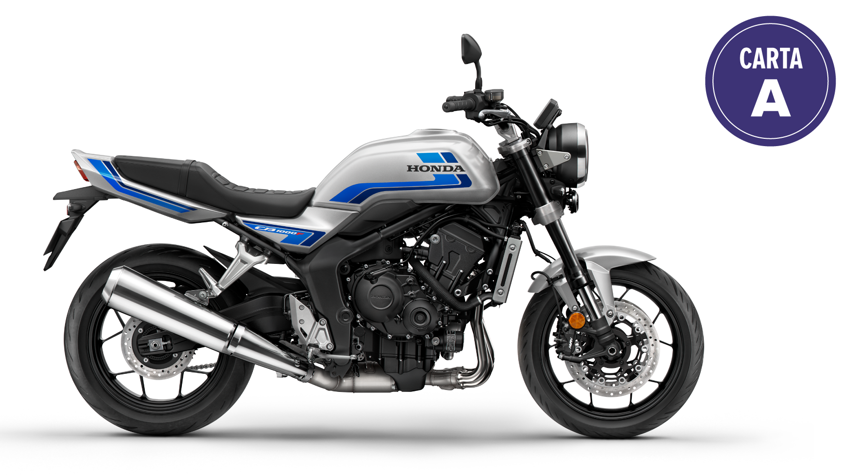 Honda CB1000F sideways
